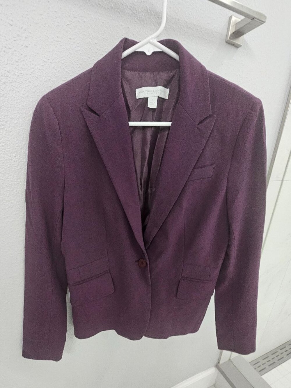 NY&C Purple Blazer - Size 4